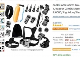 Pas cher: 7.6€ le pack d’accessoires pour caméra sportive