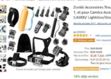 Pas cher: 7.6€ le pack d&rsquo;accessoires pour caméra sportive