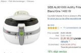 Bonne affaire friteuse seb actifry à 95 euros