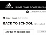 Adidas,  20 ou 30 pourcent de réduction sur les articles en promotion – soldés