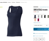 Débardeur femmes Adidas pas cher à 3.5 euros livraison incluse