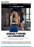 Livraison gratuite sur la boutique en ligne adidas