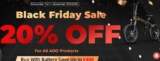 20% de réduction sur tous les vélos électriques ADO en novembre pour le BLACK FRIDAY ..