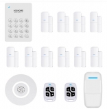 Alarme Sans fil AGSHOME  pour maison pas chere à 59€ ( 11 capteurs )