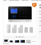 Bon plan Alarme Maison : 25€ la centrale Digoo gsm-wifi avec 3 capteurs et 2 telecommande