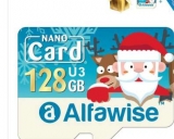 Moins de 15€ la carte mémoire micro sd 128go Alfawise avec adaptateurs