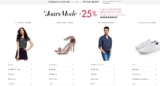 Mode : 25 pourcent pour 40 d&rsquo;achats sur amazon