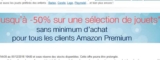 Offre jouets : jusqu&rsquo;à 50 pourcent de remise en plus sur amazon