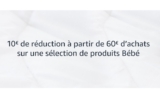 Amazon : code de réduction de 10€ pour 60 d&rsquo;achats en puericulture