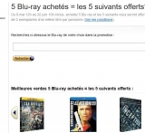 Bonne affaire Blu ray 2D et 3D : 10 pour le prix de 5 chez amazon