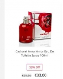 Super affaires parfums Ck one, cerruti , cacharel et autres …. (cerruti 100ml femmes à 26€ …)