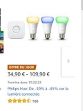 Bon plan Ampoules connectées Philips Hue en promotion