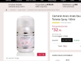 Mega affaire: 32.7 euros le parfum Anais Anais de Cacharel en vapo 100ml