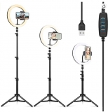 50% de réduction sur un Anneau lumineux à selfie sur trepied – 19.99€