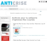 Anti-Crise … le site pour optimiser ses courses en supermarchés