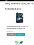 bonne affaire antivirus avec bitdefender internet security gratuit pendant 9 mois