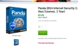 Antivirus pas cher ! 5.65 euros panda internet security 2014
