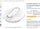 Appareil de thérapie sonore à bruit blanc à moins de 20€
