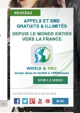B And You : Appels et sms illimités version depuis le monde entier  à condition d&rsquo;avoir une connexion wifi