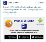 Gratuit : Application Pariscilasortie pour Android …