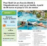 Carte aquaboulevard 1 an à 99 euros .. dernier jour (18/12 )