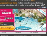 Entrées pour Aquaboulevard à moitié prix