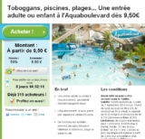 Aquaboulevard : billets d&rsquo;entrées pas chers à moitié prix pour juillet aout 2014 (14.5 adulte) .. dernier jour 1er juillet