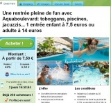 Aquaboulevard :billets à moitié prix pour y aller jusqu’à fin novembre 2012 : offre jusqu’au 28/09