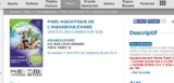 Billets à moitié prix pour aller à aquaboulevard d&rsquo;ici fin juin 2015