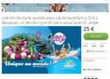 Suisse  : Billet Aquaparc à 20 euros au lieu de plus du double (le 16/04 )
