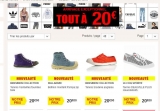 Mode : nombreux articles de marques à 20 euros ( jeans kaporal , polo ben sherman , chaussures palladium)