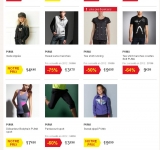 Bon  prix sur des articles puma …sweat à 13.75 euros , polos 10 euros …