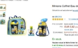 Parfums et packs parfums Minions à prix cassés (à partir de 1€ l&rsquo;eau de toilette + une tirelire)