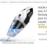 Moins de 50€ l&rsquo;aspirateur cyclonique à main HOLIFE