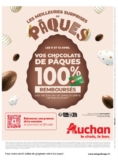 Chocolat de Paques 100% remboursés chez Auchan les 11 et 12 avril