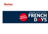 Auchan French Days à compter du 21 avril : jusqu&rsquo;à 80% de réduction
