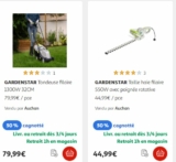 Auchan : 50% sur la carte sur des articles de jardinage , barbecue , mobilier de jardin!