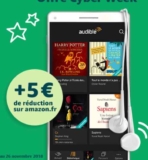 Super affaire : 5€ offerts sans minimum d&rsquo;achats chez Amazon + 1 à 2  livres audios gratuits