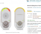 Bon plan écoute bébé motorola à moins de 25 euros