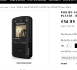 Baladeur multimedia philips Gogear Vibe 8 à 36 euros port inclu