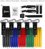 Bon plan Bandes élastiques de fitness pas chères : 7€ le pack de 5  avec poignées