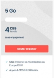 Bon plan forfait mobile Bandyou illimité 5Go pas cher à 4.99€ / mois