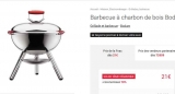 Très bonne affaire barbecue charbon Bodum à 21 euros (50 ailleurs)