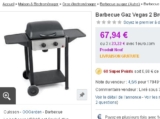 Barbecue Gaz 2 bruleurs à moins de 58 euros port inclus