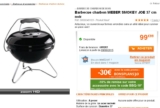 Bon plan barbecues Weber  ( smokey joe à 69 euros et go anywhere à 105 euros)