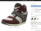 baskets en cuir montantes calvin klein pour femmes à moins de 28 euros