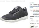 Baskets femmes LA GEAR DLIGHT à 16€