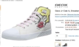 Baskets mode montantes filles Geox à moins de 18€