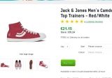Bon plan baskets: 10.58 euros les chaussures montantes jack and jones