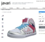 Baskets Kappa montantes filles à 22.50 euros (du 35 au 39 )